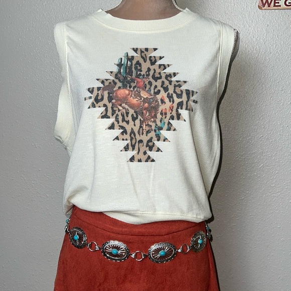 Faux Leather Fringe Skirt - Picture 6 of 10